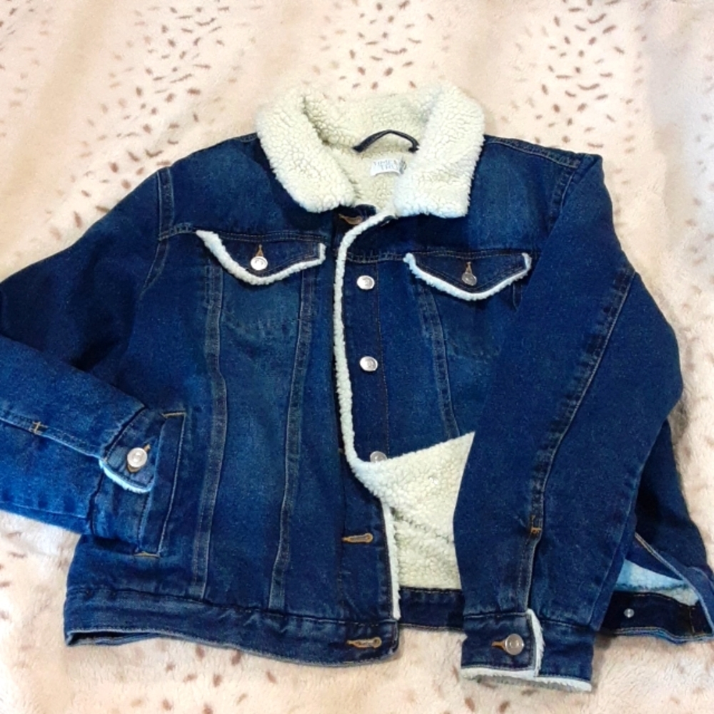 Sherpa Lined Denim Jacket